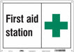 Safety Sign 10 in x 14 in Aluminum