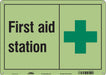 Safety Sign 10 in x 14 in Glow Vinyl