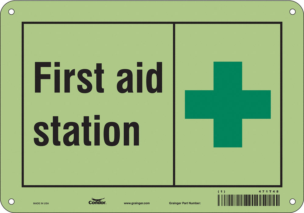Safety Sign 7 in x 10 in Polyethylene