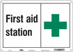 Safety Sign 10 in x 14 in Polyethylene