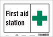 Safety Sign 7 in x 10 in Vinyl