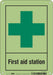 Safety Sign 10 in x 7 in Polyethylene