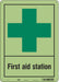Safety Sign 14 in x 10 in Polyethylene
