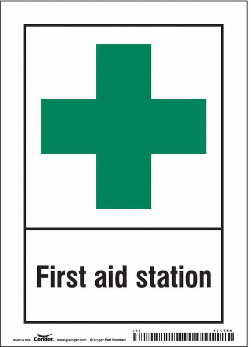 Safety Sign 7 in x 5 in Vinyl