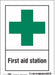 Safety Sign 7 in x 5 in Vinyl
