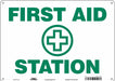 Safety Sign 10 in x 14 in Aluminum