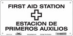 Safety Sign 7 in x 14 in Aluminum