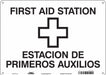 Safety Sign 10 in x 14 in Aluminum