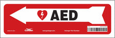 Safety Sign 4 in x 12 in Vinyl