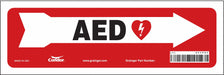 Safety Sign 4 in x 12 in Vinyl