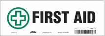 Safety Sign 3 1/2 in x 10 in Vinyl