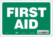 Safety Sign 7 in x 10 in Aluminum