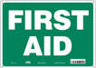 Safety Sign 10 in x 14 in Aluminum