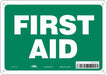 Safety Sign 7 in x 10 in Polyethylene