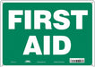 Safety Sign 10 in x 14 in Polyethylene