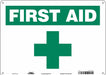 Safety Sign 10 in x 14 in Aluminum