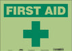 Safety Sign 10 in x 14 in Glow Vinyl