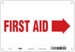 Safety Sign 7 in x 10 in Aluminum