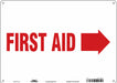 Safety Sign 10 in x 14 in Polyethylene