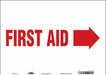 Safety Sign 10 in x 14 in Vinyl