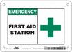 Safety Sign 5 in x 7 in Polyethylene