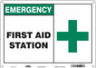 Safety Sign 10 in x 14 in Polyethylene