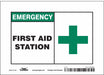 Safety Sign 5 in x 7 in Vinyl