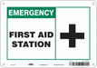 Safety Sign 7 in x 10 in Aluminum
