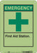 Safety Sign 10 in x 7 in Polyethylene