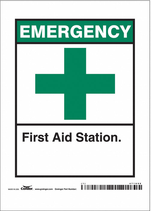 Safety Sign 7 in x 5 in Vinyl