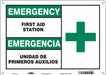 Safety Sign 10 in x 14 in Polyethylene