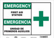 Safety Sign 10 in x 14 in Vinyl