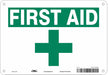 Safety Sign 7 in x 10 in Aluminum