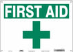 Safety Sign 10 in x 14 in Aluminum