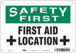 Safety Sign 7 in x 10 in Polyethylene