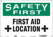 Safety Sign 10 in x 14 in Polyethylene