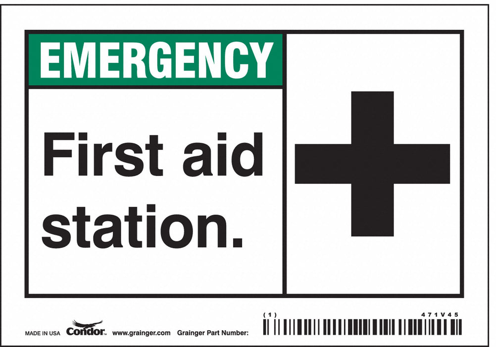 Safety Sign 3 1/2 in x 5 in Vinyl