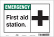 Safety Sign 7 in x 10 in Vinyl