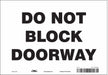 Safety Sign 7 in x 10 in Vinyl