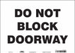 Safety Sign 10 in x 14 in Vinyl