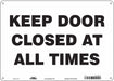 Safety Sign 10 in x 14 in Aluminum