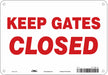 Safety Sign 7 in x 10 in Polyethylene