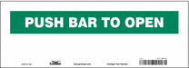 Safety Sign 5 in x 14 in Vinyl