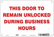 J7732 Safety Sign 7 in x 10 in Aluminum