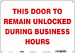 J7732 Safety Sign 10 in x 14 in Aluminum