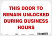 J7732 Safety Sign 7 in x 10 in Polyethylene