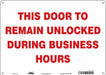 J7732 Safety Sign 10 in x 14 in Polyethylene