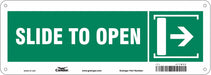 Safety Sign 5 in x 14 in Aluminum
