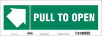 Safety Sign 5 in x 14 in Vinyl