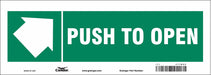 Safety Sign 5 in x 14 in Vinyl